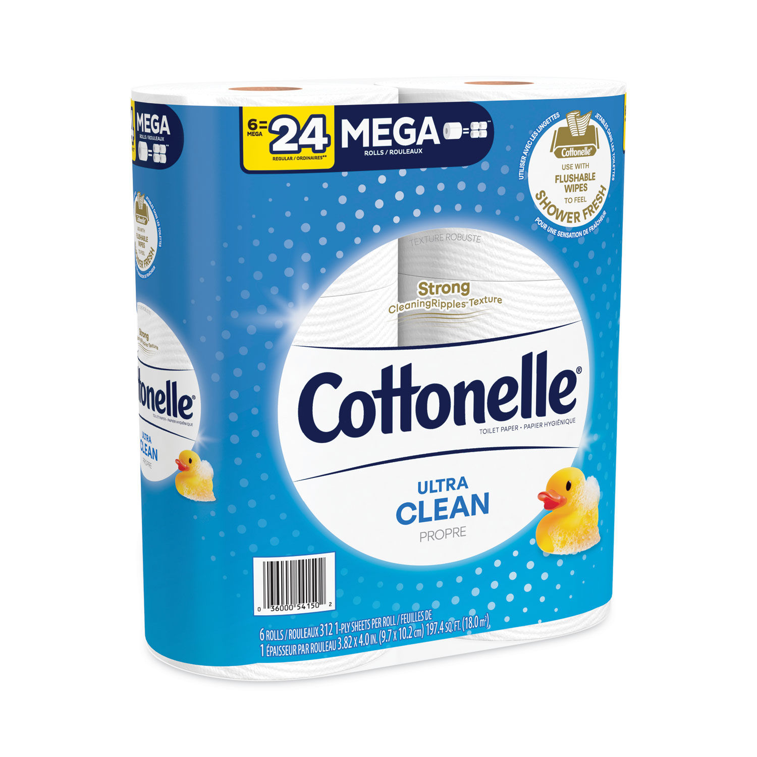 Ultra CleanCare Toilet Paper by Cottonelleandreg; KCC54150