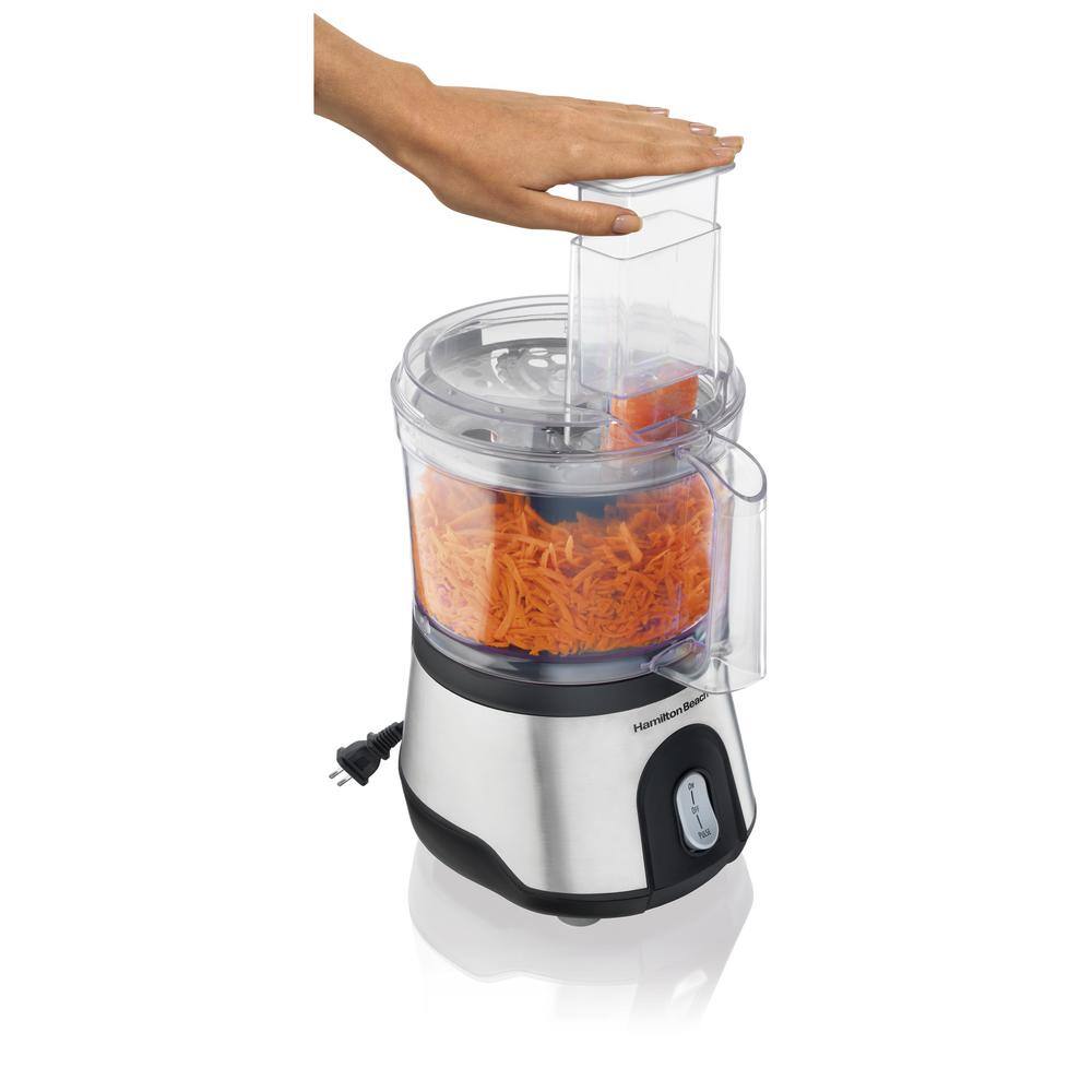 Hamilton Beach 10-Cup 2-Speed Stainless Steel Food Processor with Pulse Control 70760