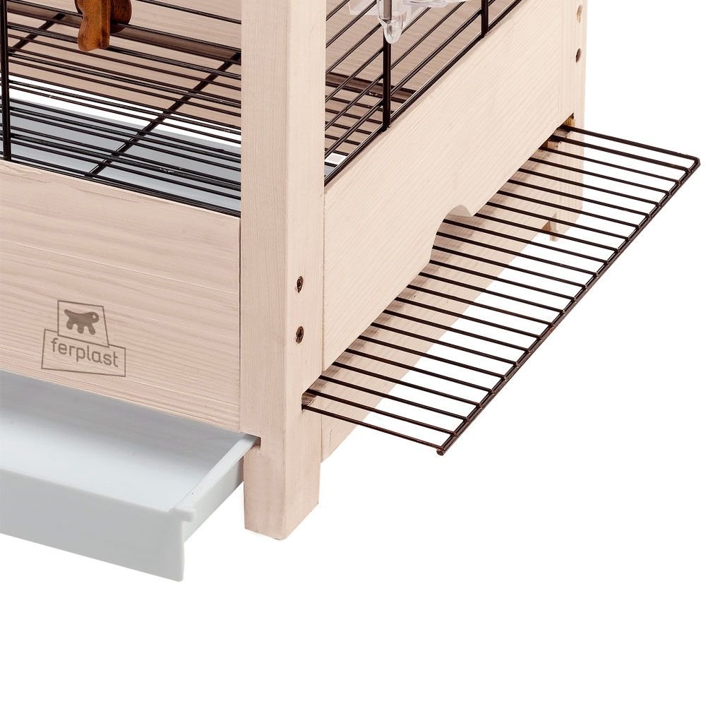 Ferplast Giulietta 4 Wooden Canary and Finch Bird Cage