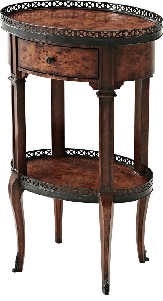 Theodore Alexander Delicate And Pierced Accent Table   Traditional   Side Tables And End Tables   by Unlimited Furniture Group  Houzz