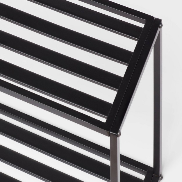 Wall Shelf Black Metal