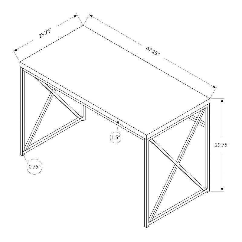 Monarch Industrial Computer Desk