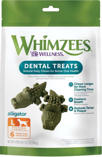 WHIMZEES Alligator Grain-Free Dental Dog Treats