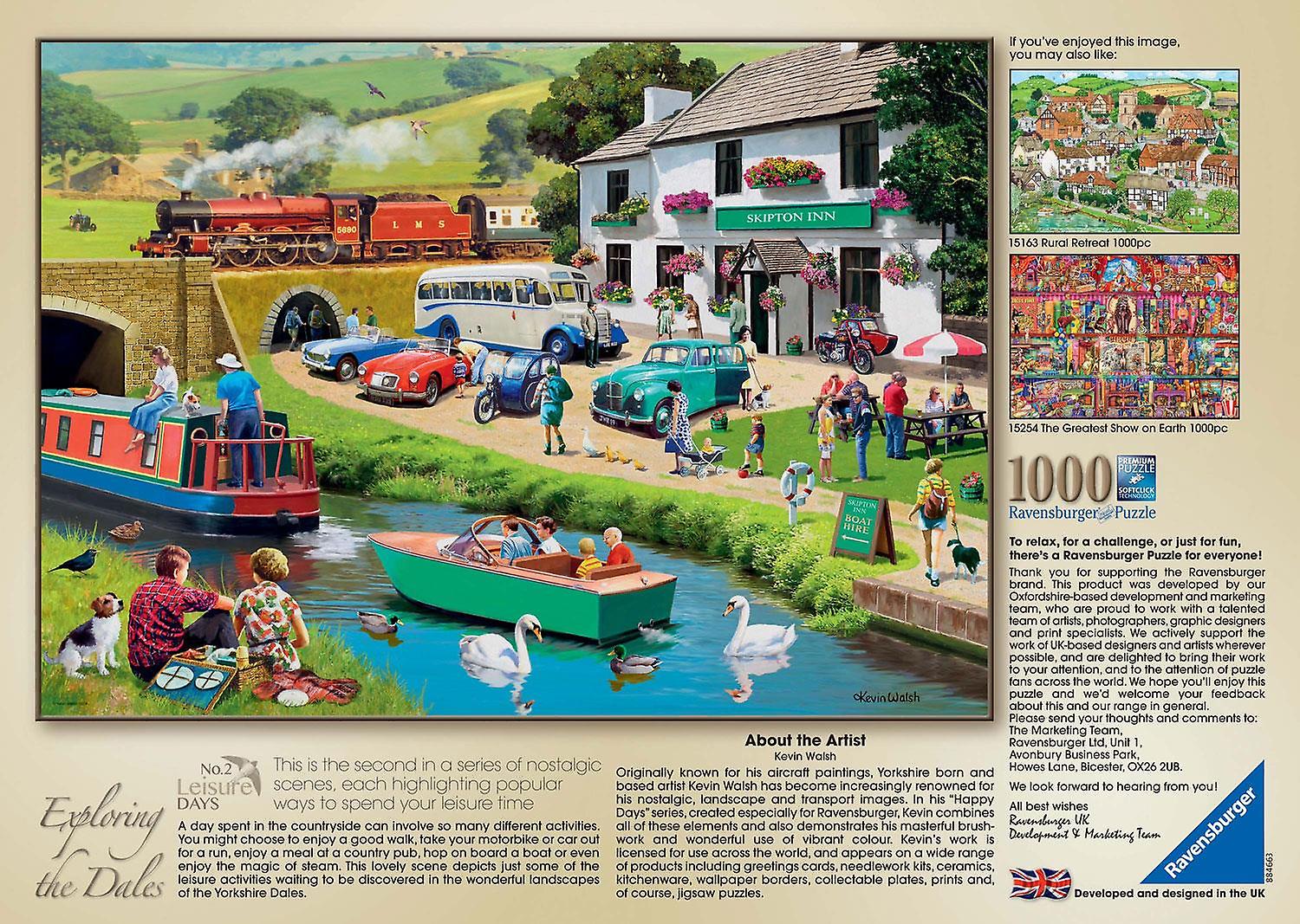 Ravensburger Leisure Days No 2 Exploring the Dales Jigsaw Puzzle (1000 Pieces)