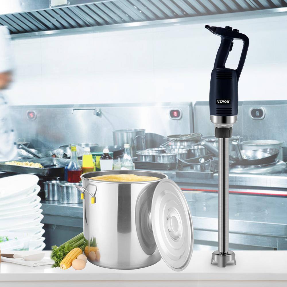 VEVOR Commercial Immersion Blue Blender Variable Speed Heavy Duty Hand Mixer 304 Stainless Steel Hand Blender SCJBQ750W50CM1319V1