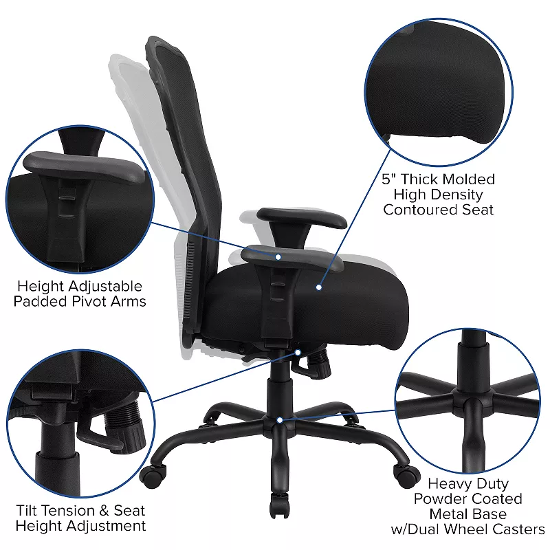 Flash Furniture Hercules Swivel Office Chair