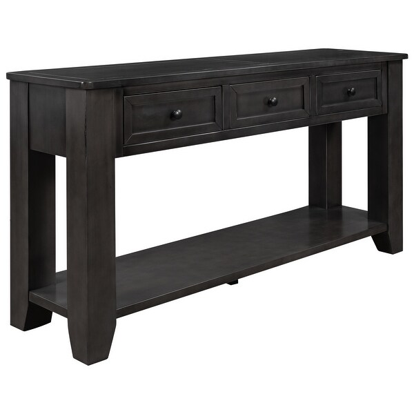 Console Table with 3 Drawers and 1 Shelf