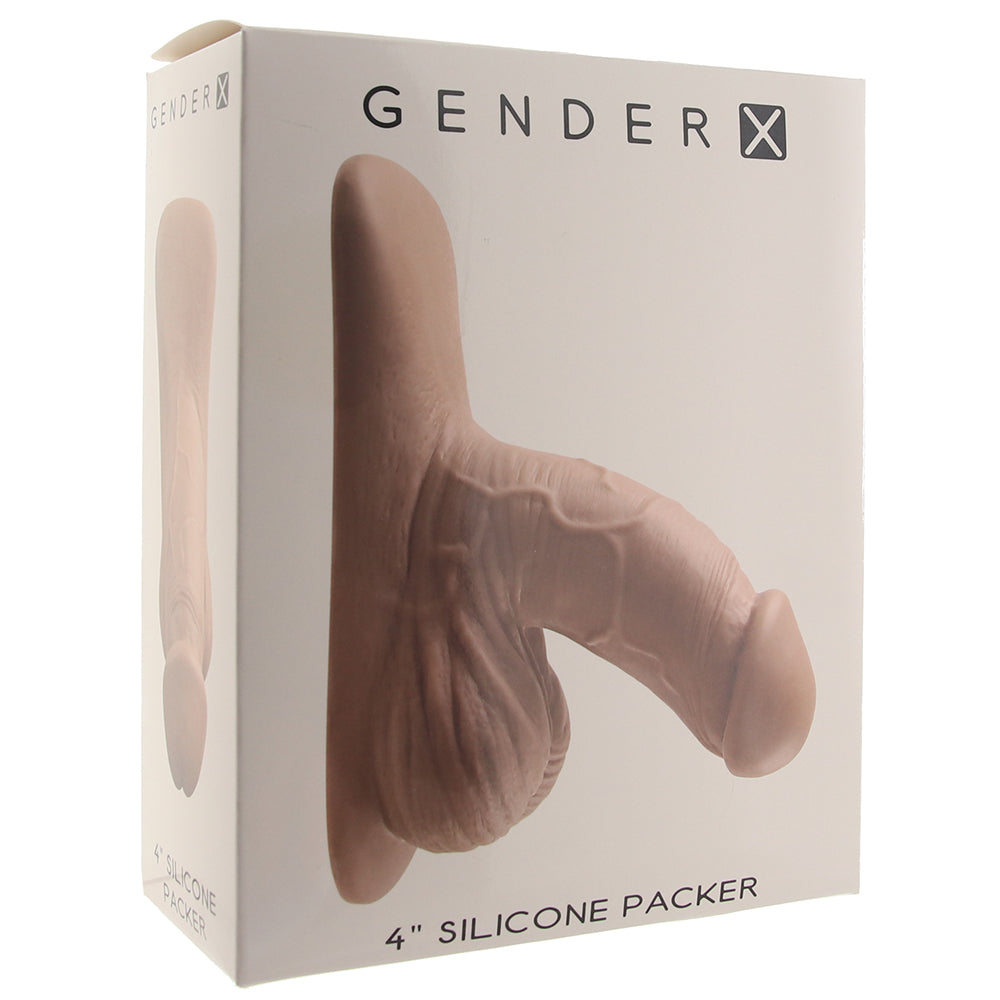 Gender X 4 Inch Silicone Packer in Light