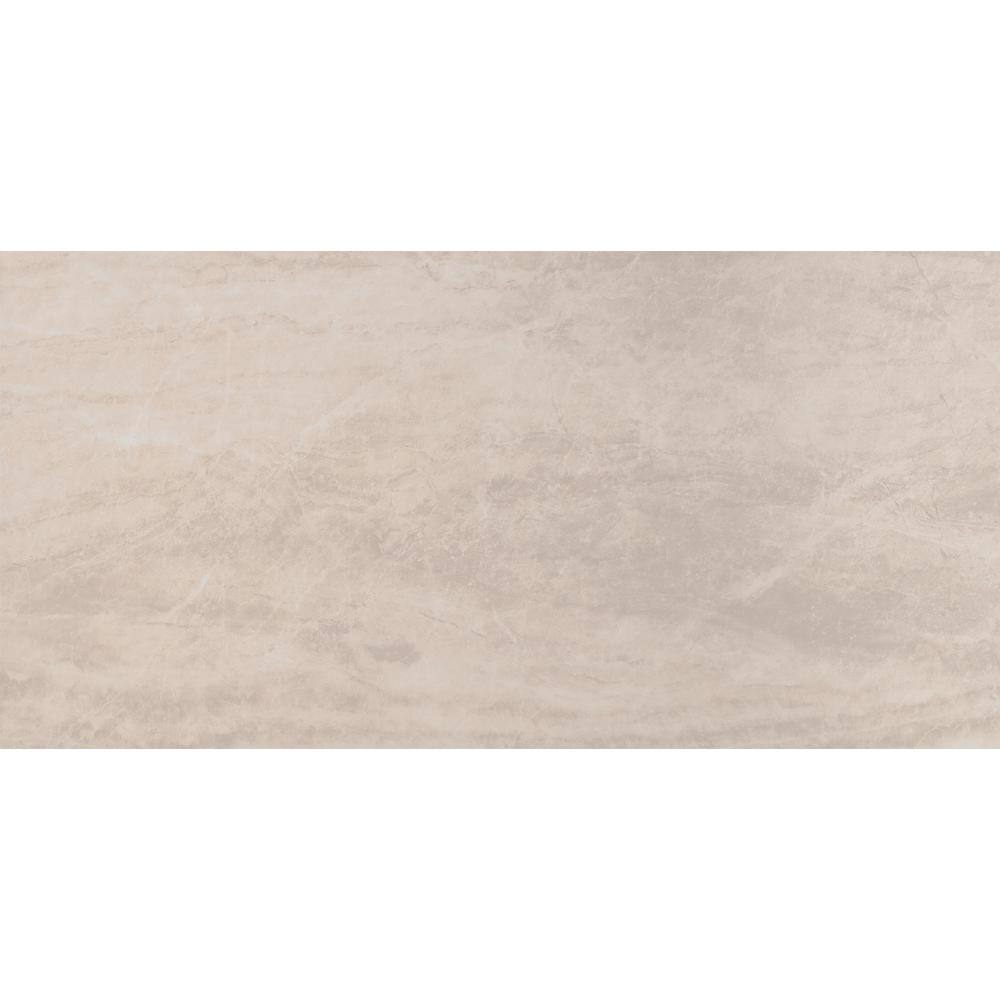 MSI Pavia Crema 24 in. x 48 in. Polished Porcelain Stone Look Floor and Wall Tile (16 sq. ft.Case) NPAVCRE2448P-N