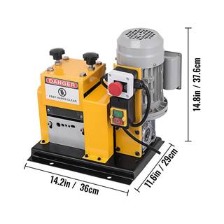 VEVOR Wire Stripping Machine 0.079 in. to 0.79 in. OD Automatic Wire Strip Tool 4 Cutting Channel 5-Blade for Copper Recycling BXJQJ005ZJ5-13MM1V1