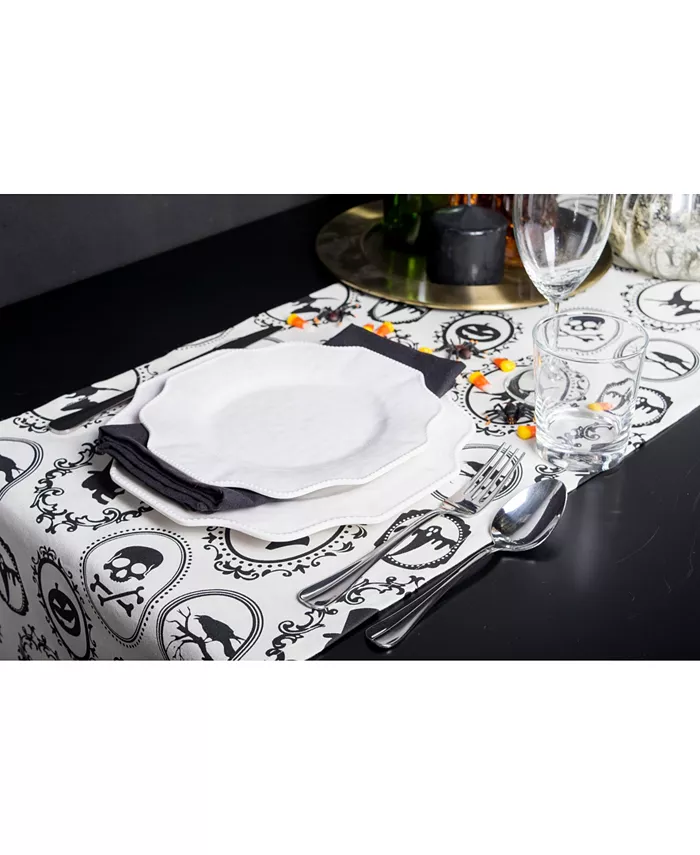 Design Imports Halloween Portrait Table Runner