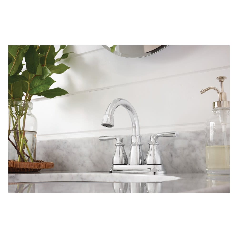 Moen Hilliard Bathroom Faucet Chrome 2 Handle High Arc