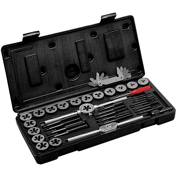 Performance Tool 40 Pc SAE Tap and Die Set