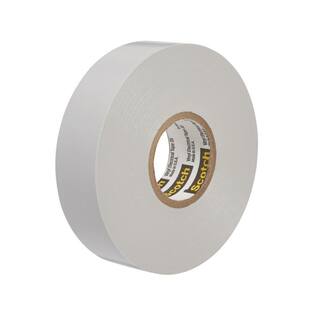 Scotch 34 in. x 66 ft. Gray Vinyl Electrical Color Coding Tape 35 GRAY