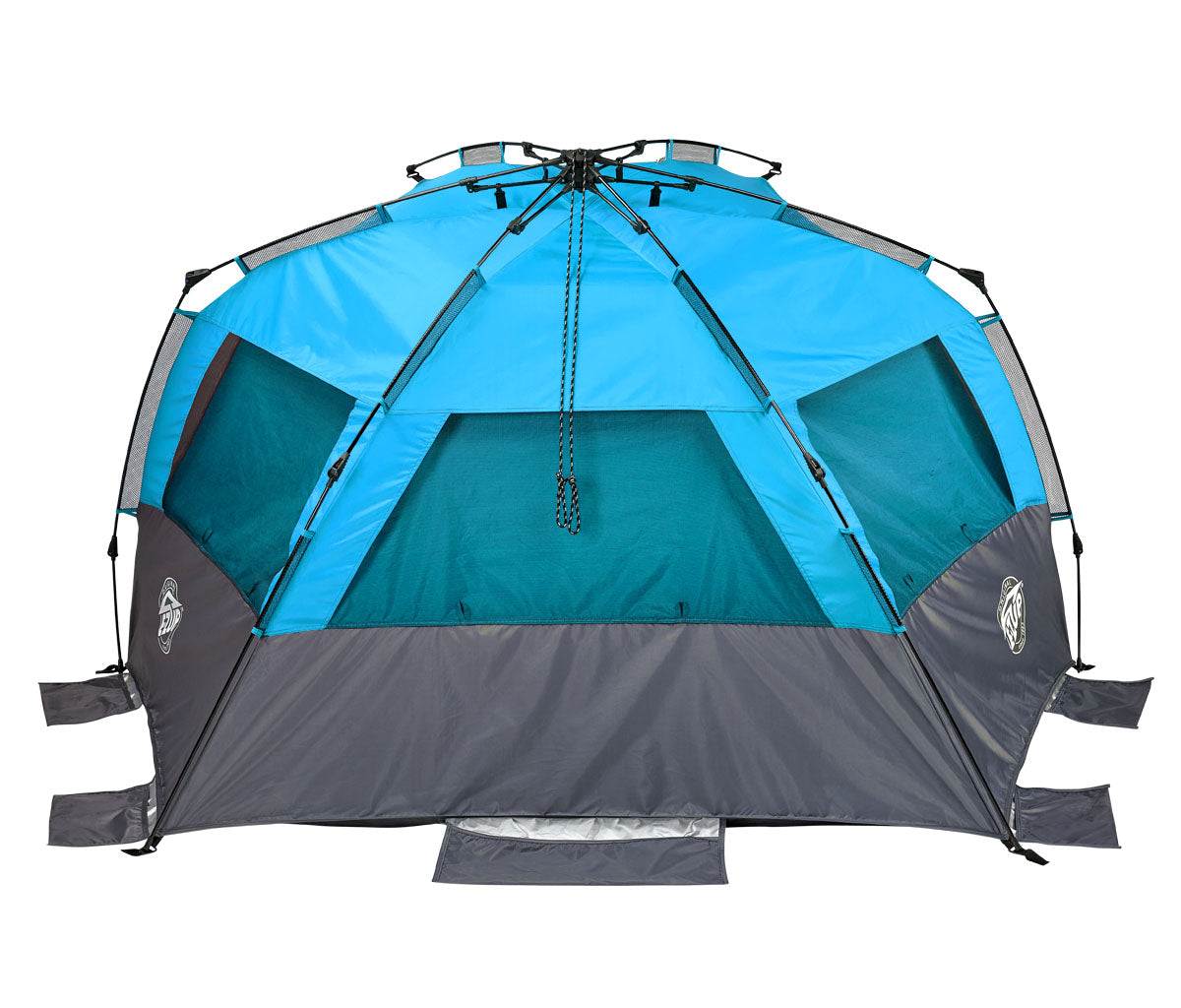 E-Z Up® Wedge Instant Shelter® Beach Tent， Blue Splash