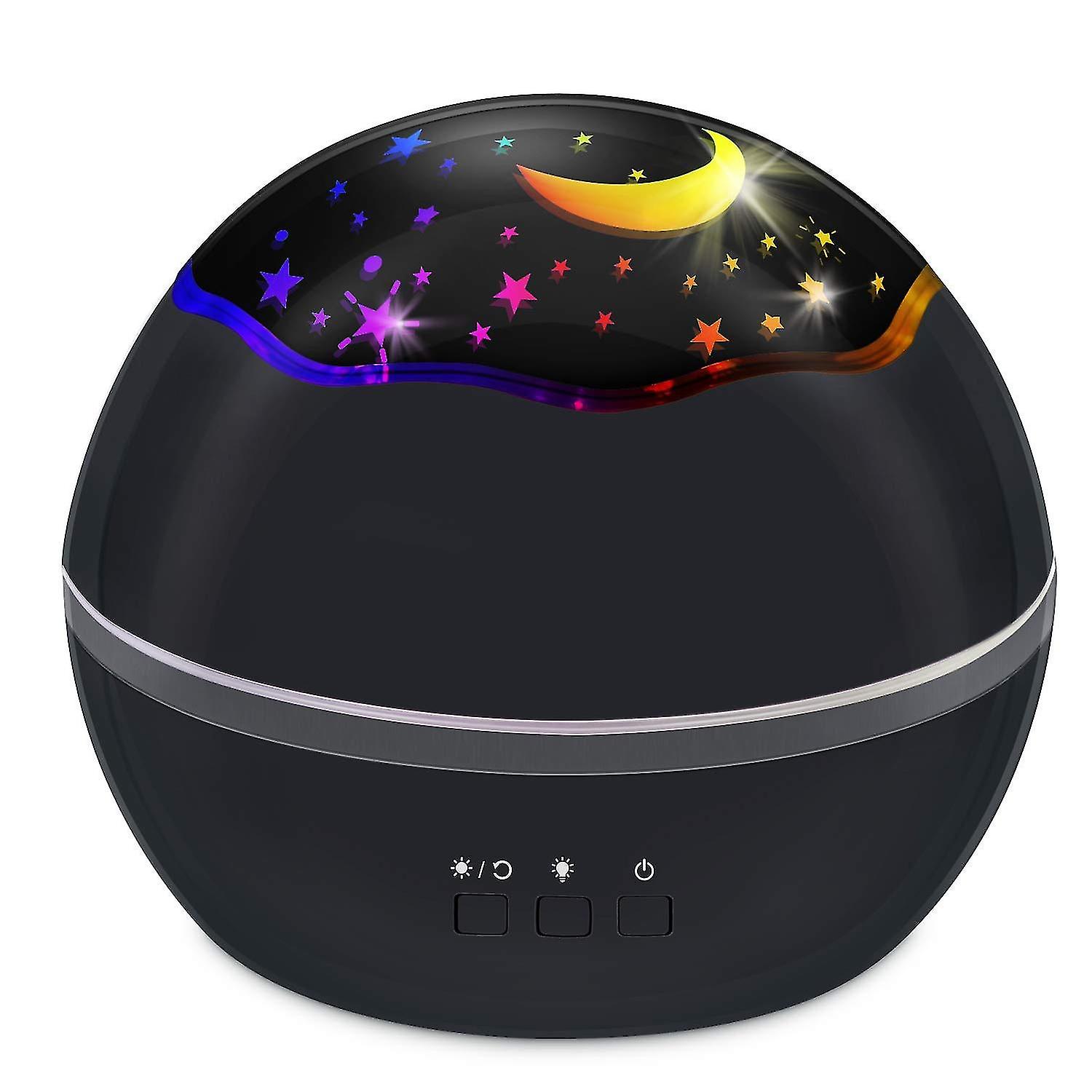 Night Light Projector， 2 In 1 Ocean Undersea Lamp And Starry Sky Projector， 360 Rotating 8 Colors Mode Led Night Lights Projector For Kids Baby Bedroo