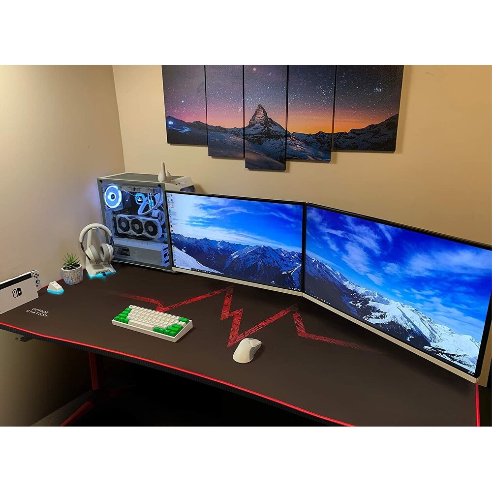 Homall Y Shaped Gaming Desk Computer Desk Table