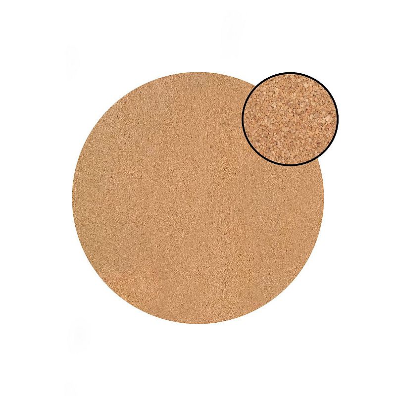 Dainty Home Marble Cork 15 Round  Placemats Set Of 6