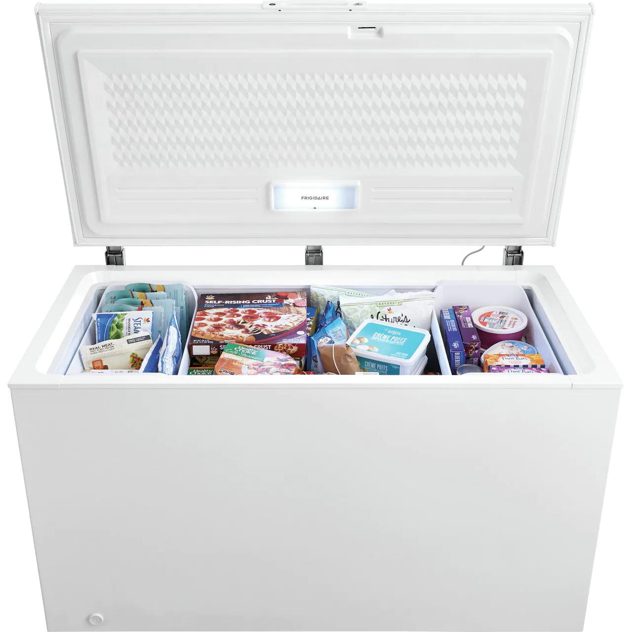 Frigidaire 14.8 cu.ft.Chest Freezer with LED Lighting FFCL1542AW