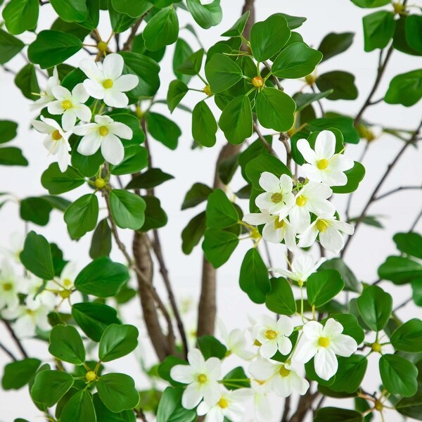 6' Artificial Dogwood Tree with Real Touch Leaves