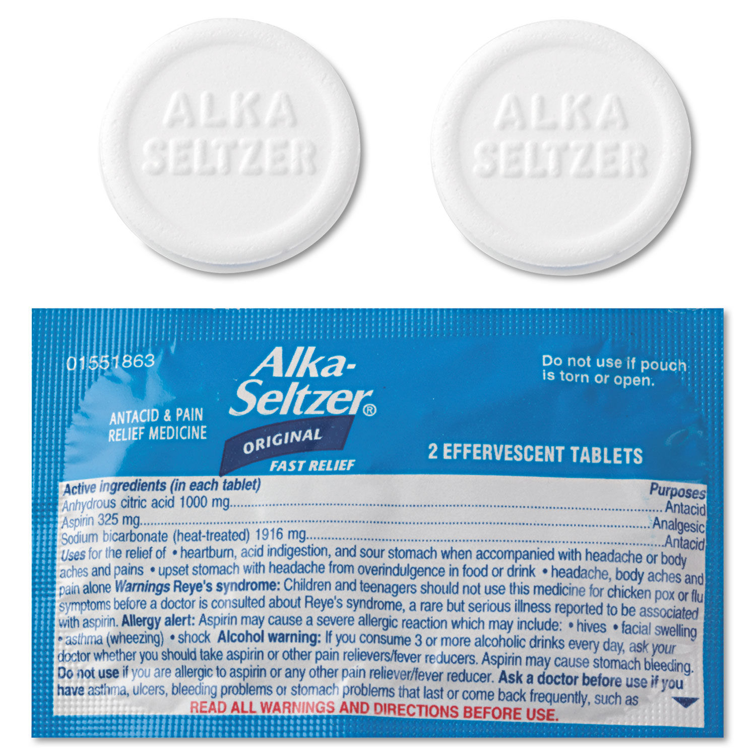 Antacid and Pain Relief Medicine by Alka-Seltzerandreg; PFYBXAS50