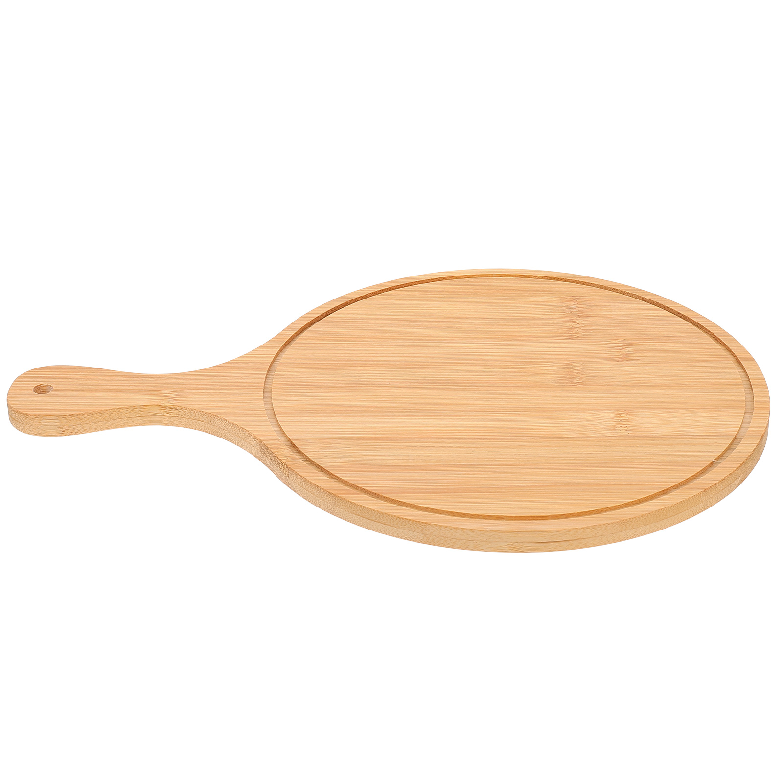 Board Pizza Serving Tray Plate Wooden Paddle Steak Peel Charcuterie Wood Round Cheese Cutting Bread Spatula