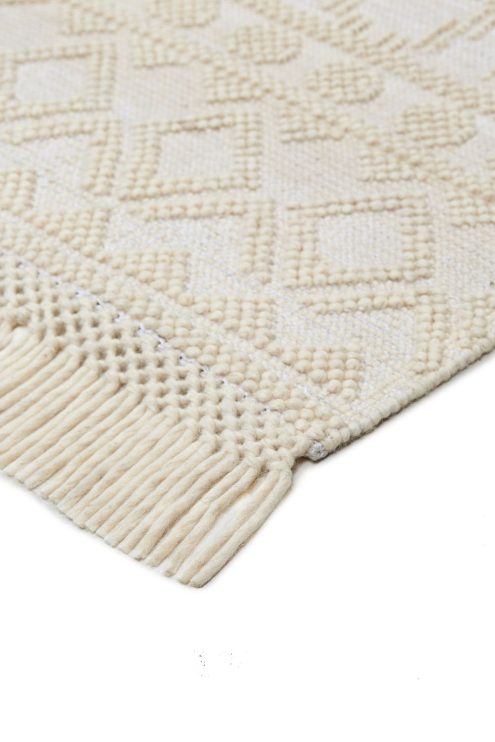 Lavinda Hand Woven Ivory Rug by BD Fine