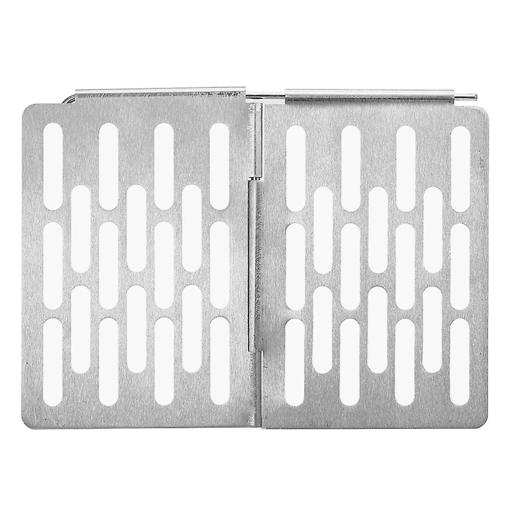 Mini Stainless Steel Folding Barbecue Basket Portable Bbq Grill Basket Grate