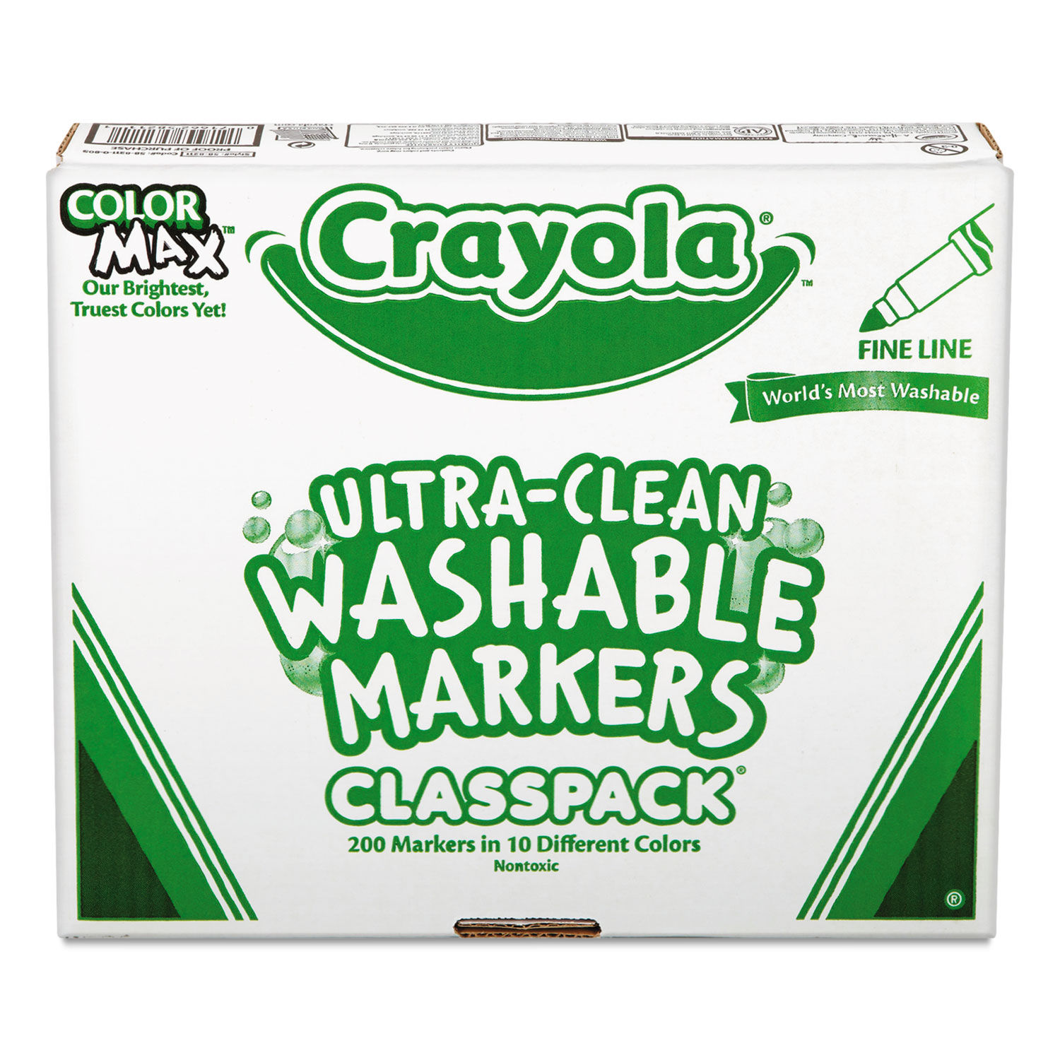 Ultra-Clean Washable Marker Classpack by Crayolaandreg; CYO588211