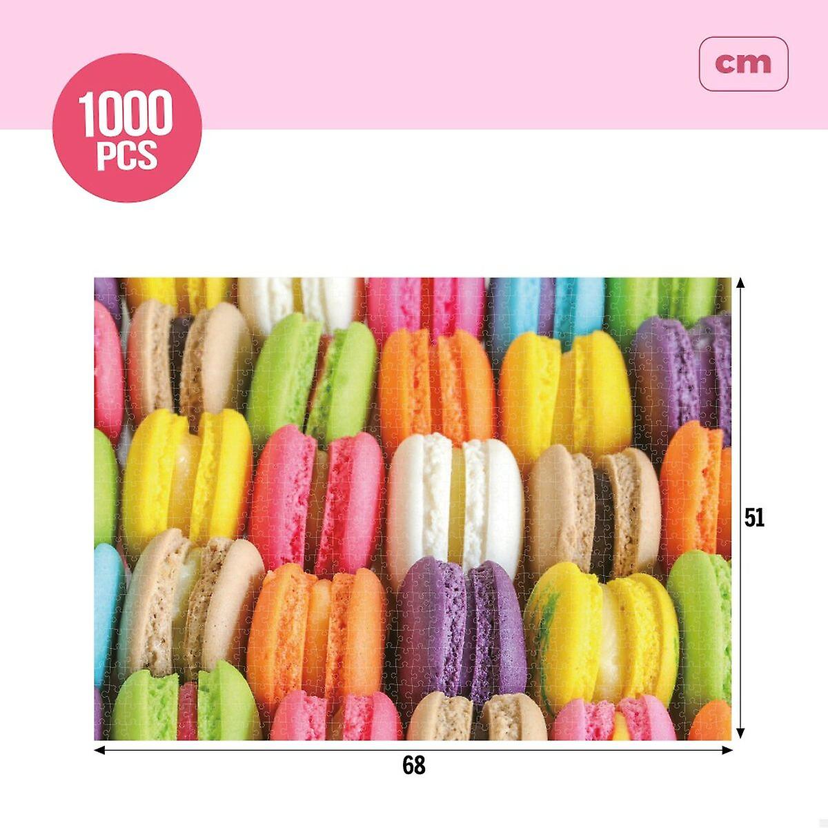 Puzzle Colorbaby Macaron 6 Units 68 x 51 x 0，1 cm