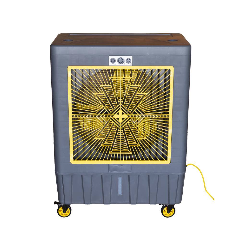 Hessaire Hi-Viz Series 11000 CFM 3-Speed Portable Evaporative Cooler (Swamp Cooler) for 3000 sq. ft. M350