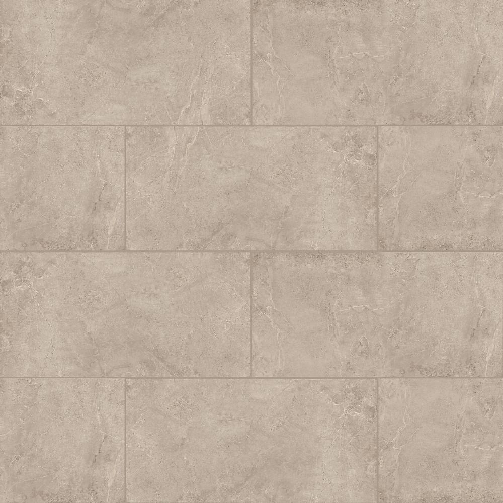 MSI 0.78 in. x 13 in. x 24 in. Soreno Taupe Matte Porcelain Pool Coping Eased Edge 4.34 sq. ft.Case LCPNSRTU1324EEC