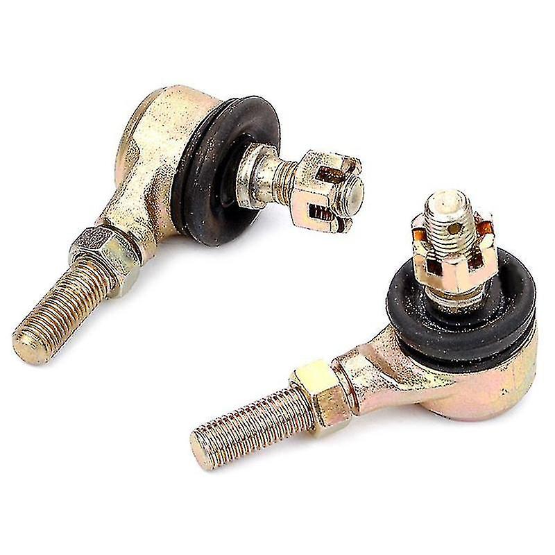 2pcs Universal M10 10mm Diameter Tie Rod End Ball Joint For 50-250cc Atv Quad