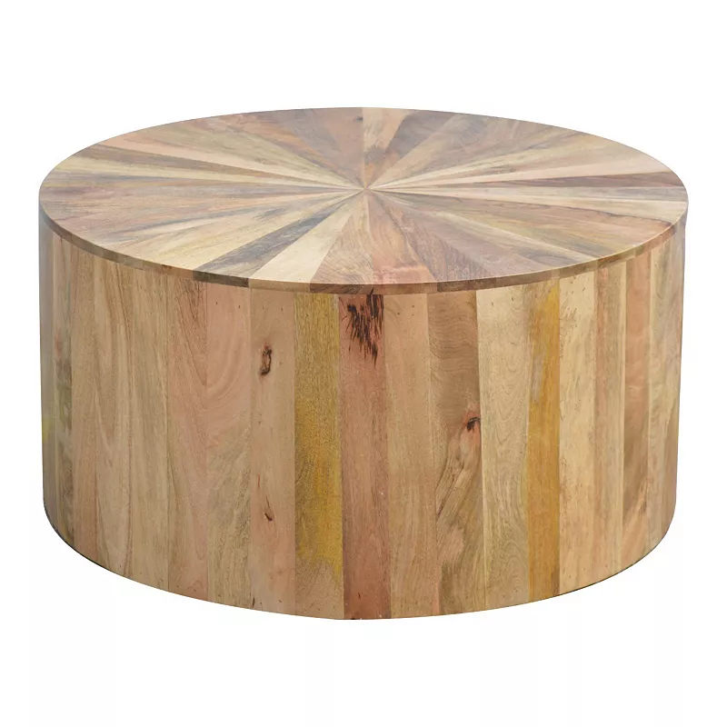 Round Wooden Coffee Table