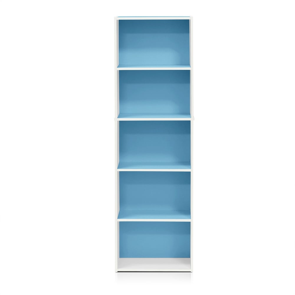 Porch   Den Hollygrove Reversible Color 5 tier Open Shelf Bookcase