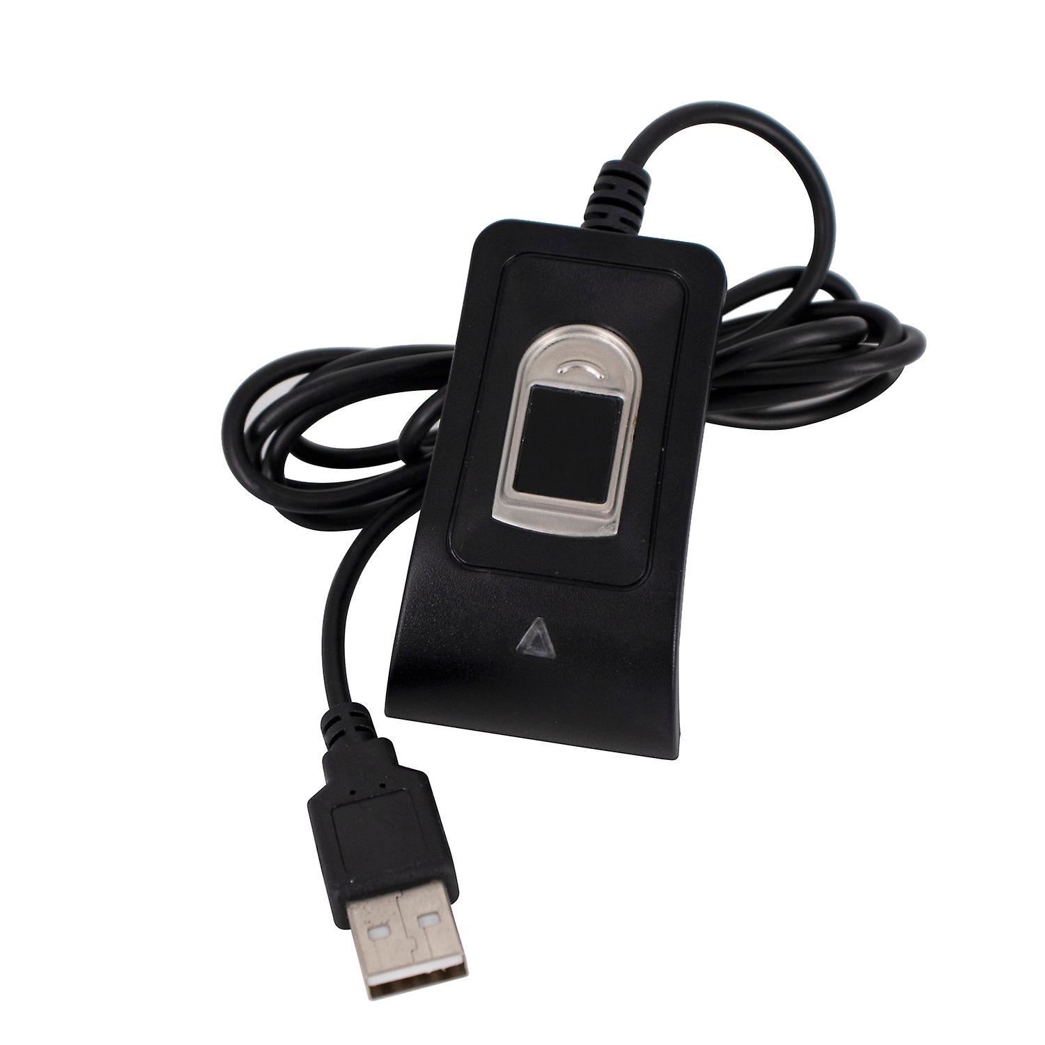 Black Compact Usb Fingerprint Reader Scanner Reliable Biometric Access Control Attendance System Fingerprint Sensor