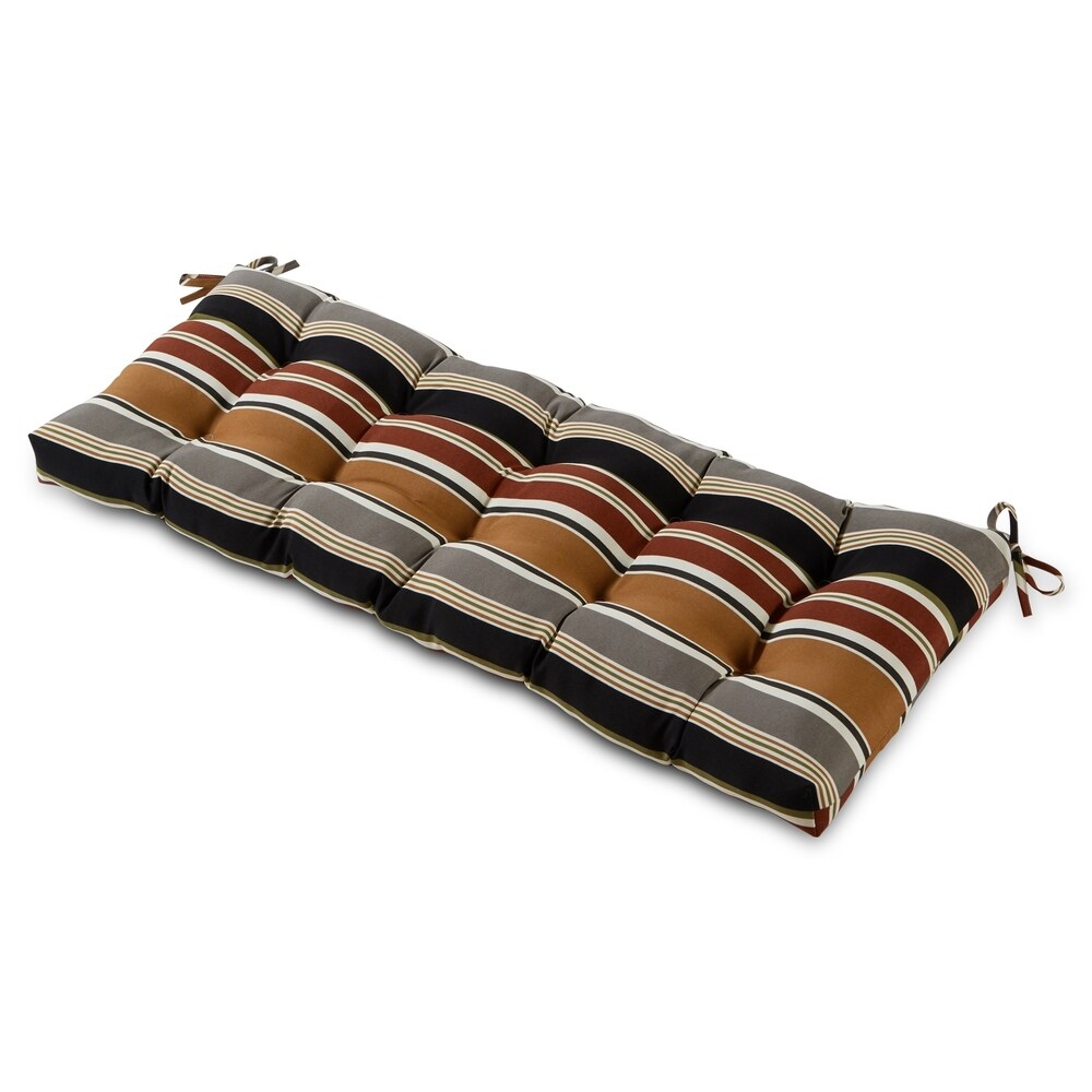 Brick Stripe 18 inch x 51 inch Outdoor Bench Cushion