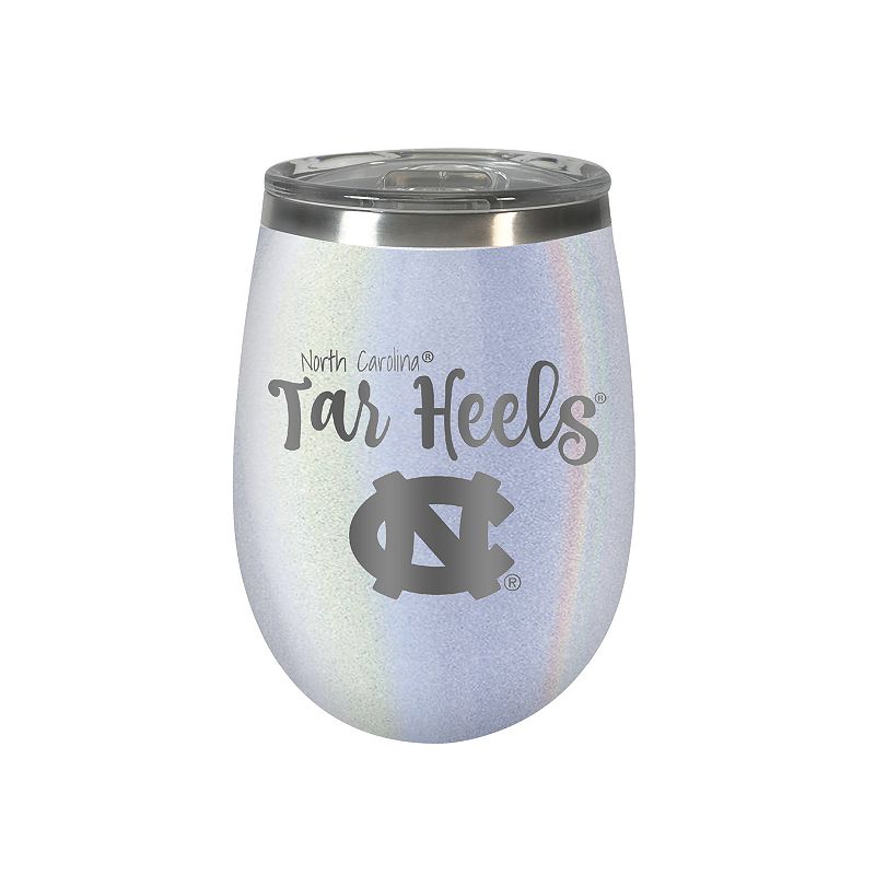 North Carolina Tar Heels Opal Finish Wine Tumbler