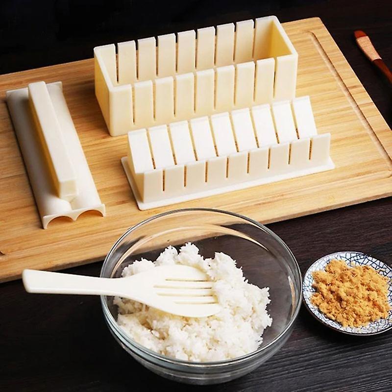 10 Pcs Diy Sushi Maker Complete With Sushi Knife Diy Sushi Set Easy And Fun Sushi Rolls Heart Shape