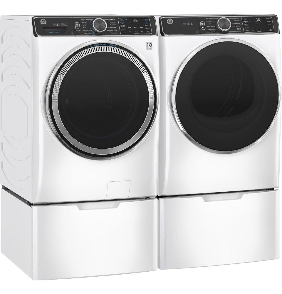 Ge Appliances GFD85ESSNWW Ge® 7.8 Cu. Ft. Capacity Smart Front Load Electric Dryer With Steam And Sanitize Cycle