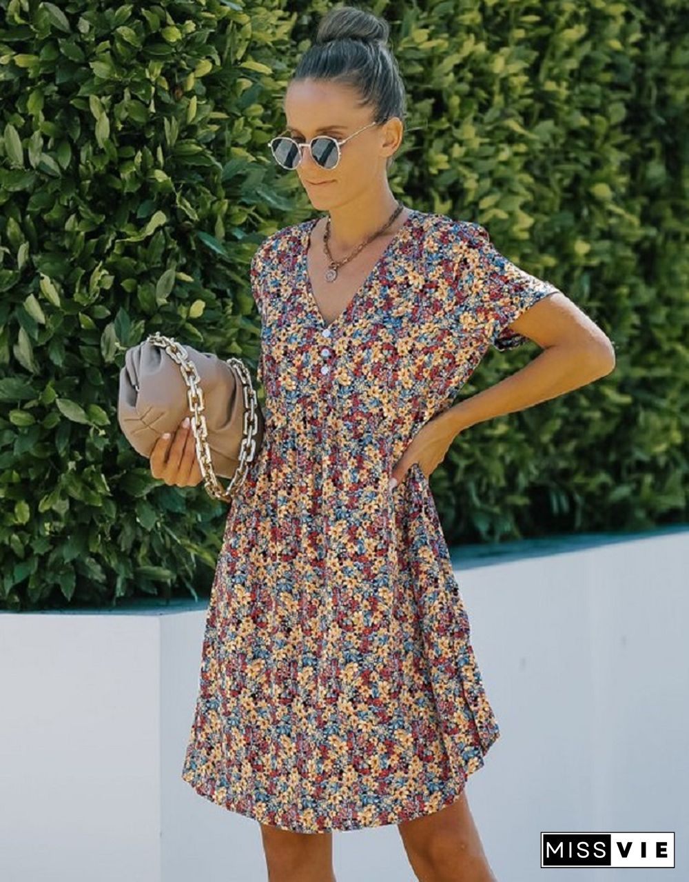 Floral Printed Dress