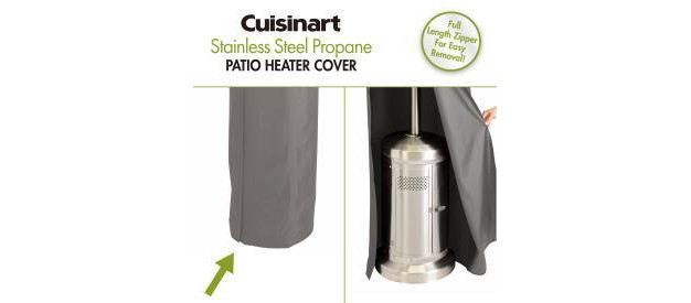 Cuisinart Universal Fit Backyard Patio Heater Cover Gray