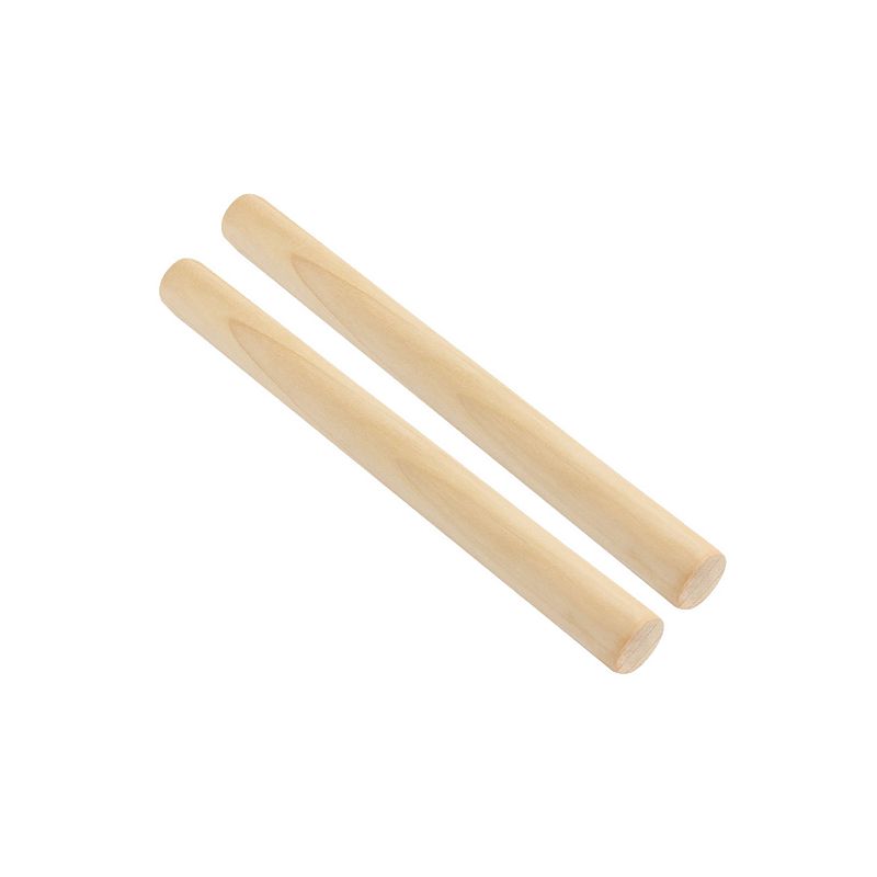 Baking Pastry Pizza Pasta Dough Roller Hand Rolling Pin Beige 11 Length 2 Pcs