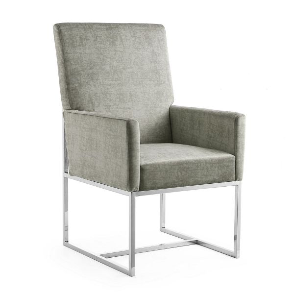 Element Dining Armchair in Steel