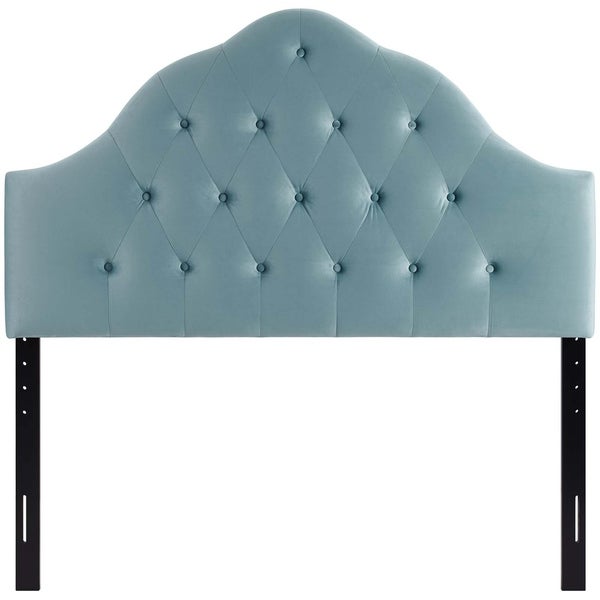 Carson Carrington Labbsand Twin Diamond Tufted Velvet Headboard - - 28494495