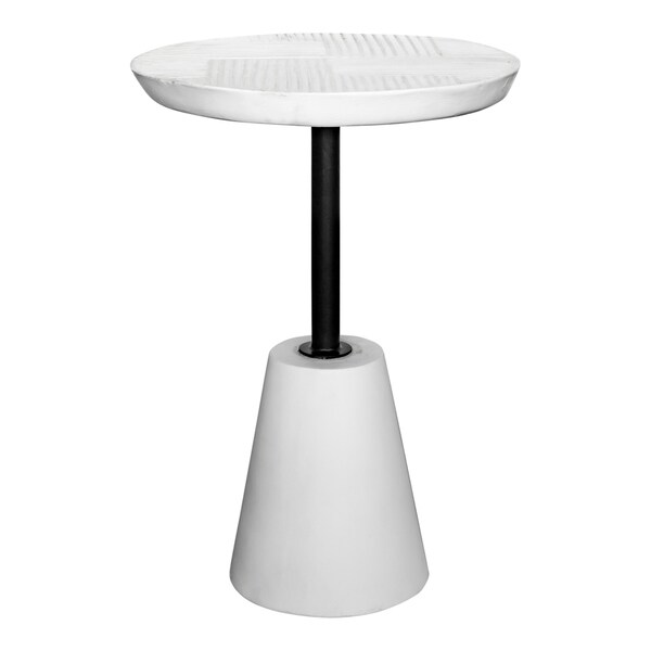 Aurelle Home Modern Ceramic Outdoor Accent Table