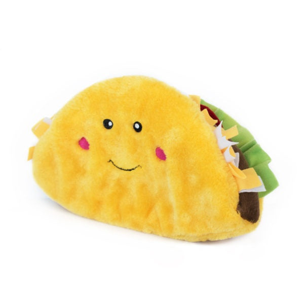 ZippyPaws NomNomz Plush Taco Dog Toy