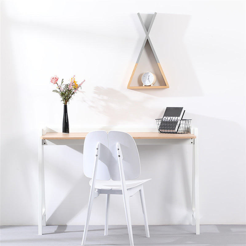 YARA Study Desk 118cm - White & Natural