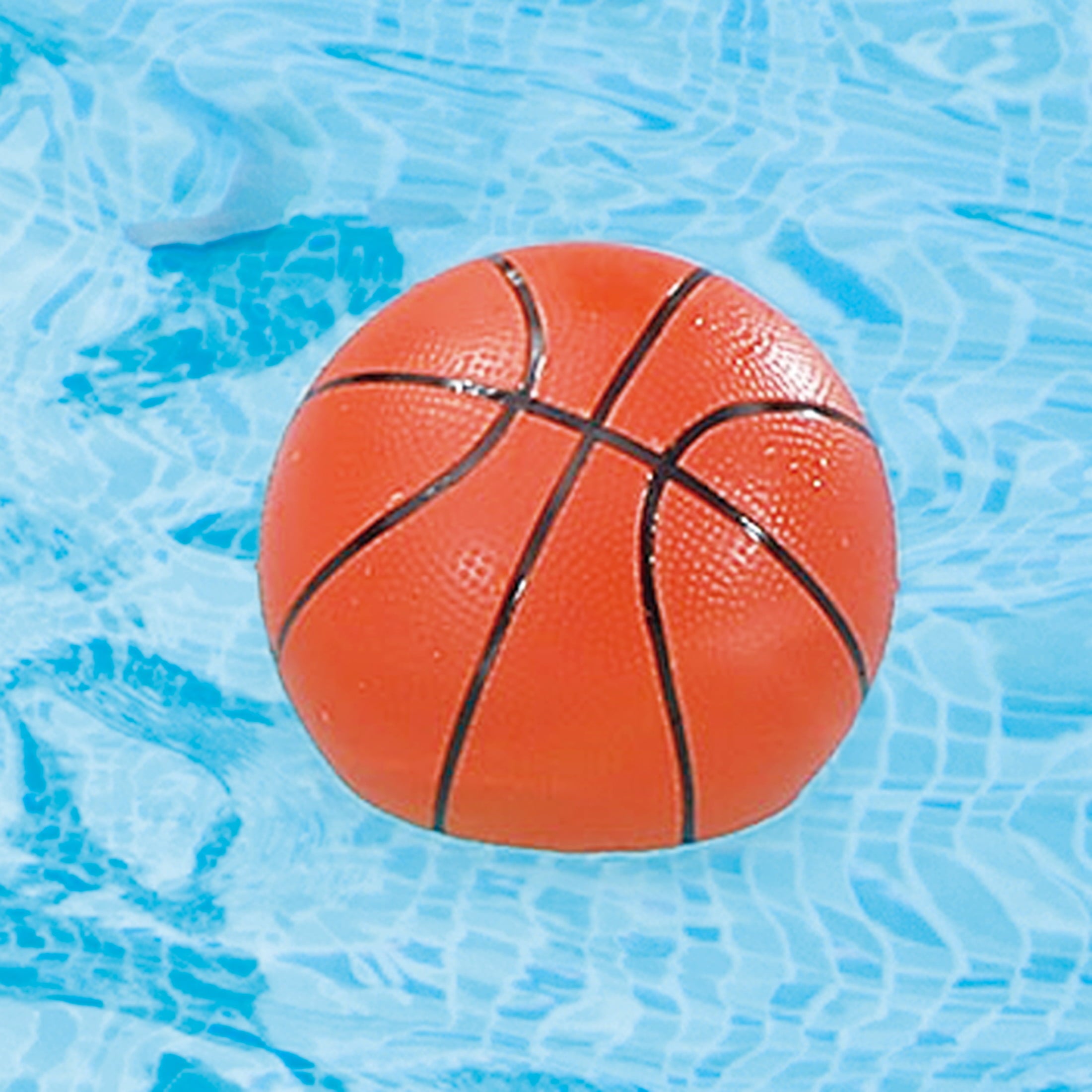 Summer Waves Basketball Set with Basketball Hoop Backboard and Rim， for Frame Pools， White， Inflatable Basketball included， for Adults， Unisex