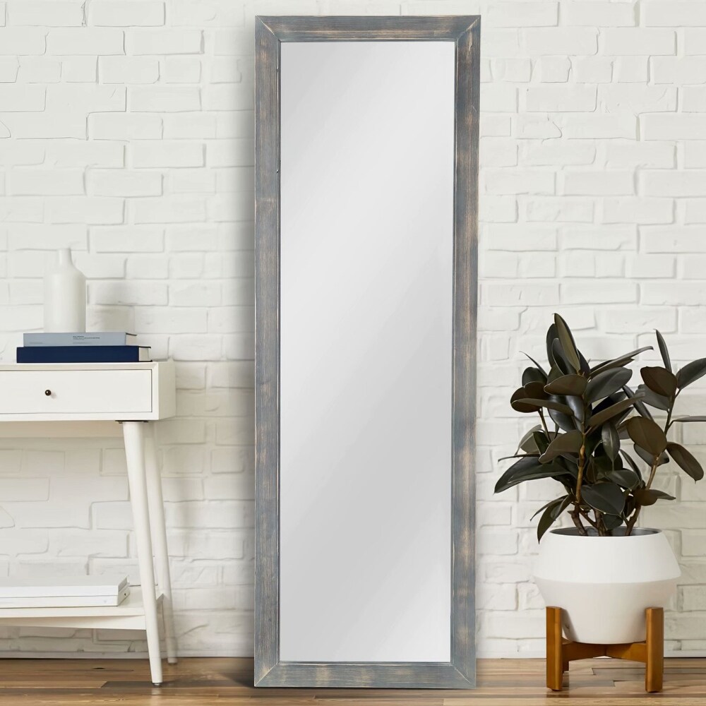 Wood Bedroom Dressing Full length Mirror with Standing